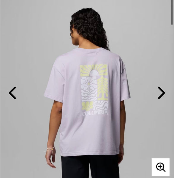 T-shirt oversize stampata Rolling Bend™ da donna