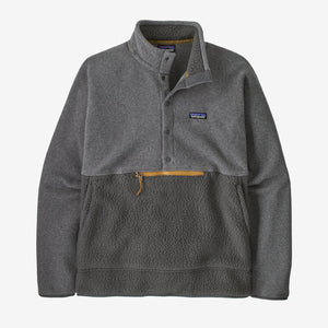 Men's Retro Pile Half-Snap Fleece Pullover