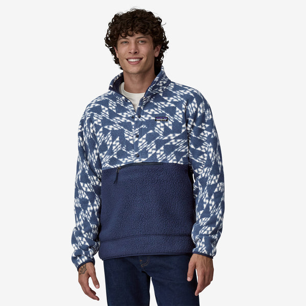 Men's Retro Pile Half-Snap Fleece Pullover